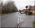 Right turn for Bulwark Community Centre, Chepstow