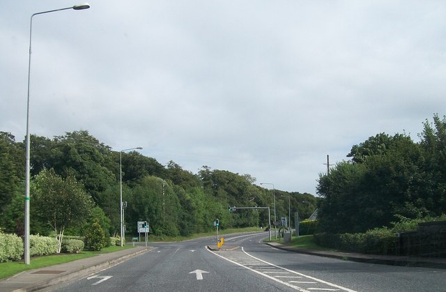Cross roads on the R147 just south of Kilcairn Bridge