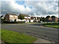 Laburnam Drive viewed across Maple Drive