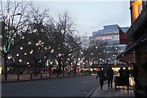 TQ2878 : Christmas lights, Sloane Square by Jim Barton