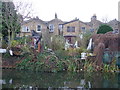 Canalside garden opposite Victoria Park