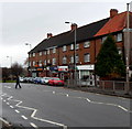 Row of shops, Malpas Road, Newport