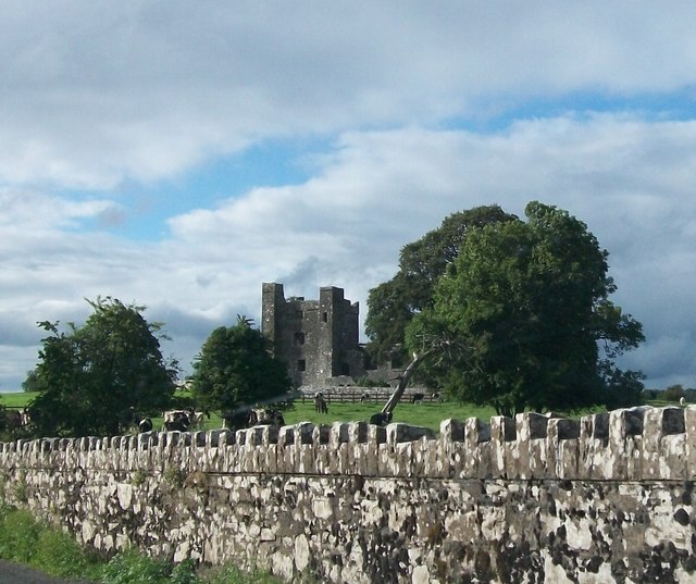 Bective Abbey - a ruined fortified abbey on the Boyne