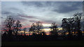 Evening skies over Penn, Wolverhampton