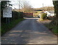 Pike Road approaches a junction south of Llanvaches