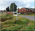 Diminutive signpost at the eastern edge of Bridgwater