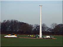 TA0420 : Wind Turbine under Construction by David Wright