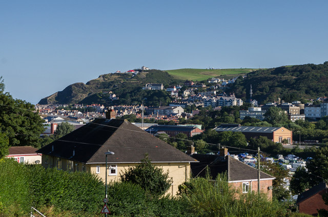 Aberystwyth rooftops