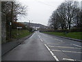 Brynna Road at Llanharan village boundary