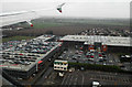 Premier Inn at Heathrow Airport from the air