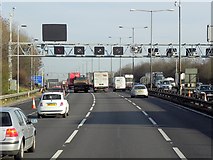 SP1490 : M6 Motorway, Castle Bromwich by David Dixon