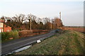 Ouse bank, Clough House and a sluice