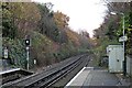 End of platform, Aigburth railway station