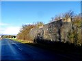 Remains of bridge of disused railway line