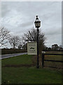 TL2657 : Home Barn Laycout Farm sign by Geographer