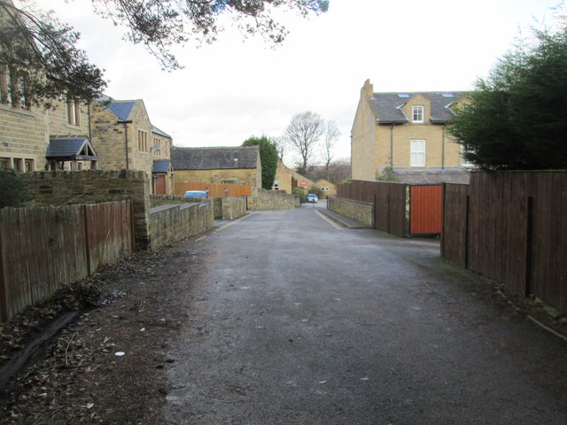 Vicarage Gardens - looking towards Ogden Lane