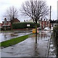 Flash flooding on Dowson Road