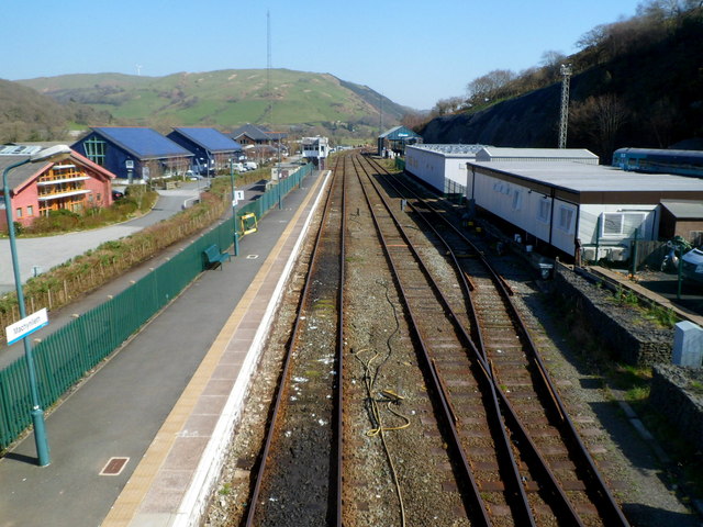 View NE From Machynlleth Railway Station... © Jaggery Cc-by-sa/2.0 ...