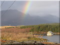 SH6737 : A rainbow over the dam by David Medcalf