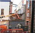 Demolition work on Lower Hillgate