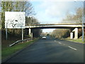 Cwmbran Drive passes under Heol Oakfield