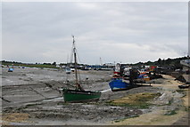 TQ8385 : Boats, Leigh on Sea by N Chadwick