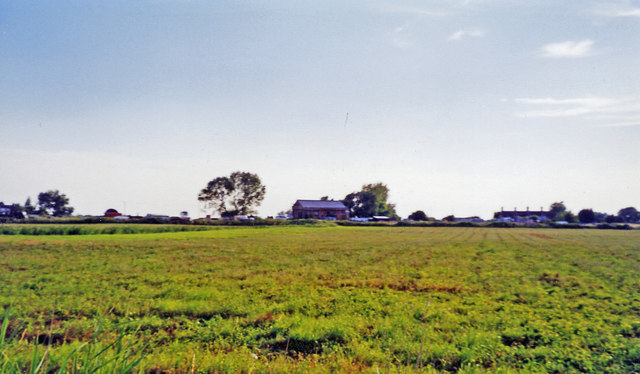 Across the fields to the remains of Murrow West station