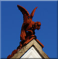 A Dragon Gargoyle on Wood Street