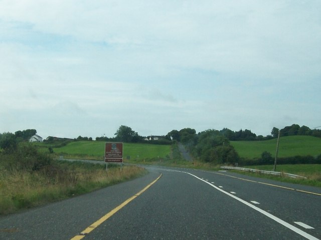 The N55 at the Cavan/Longford border