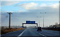 M180 approaching junction 5