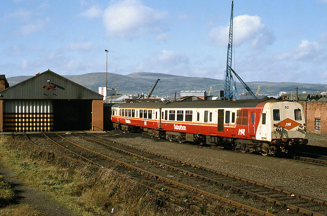 80-class "Suburban" set at CSD - October 1990