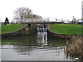 Footbridge and Lock 35 on the Forth and Clyde Canal