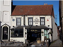 SZ1592 : Christchurch: Ye Olde George Inn by Chris Downer