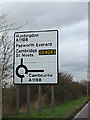 TL3059 : Roadsign on Ermine Street by Geographer