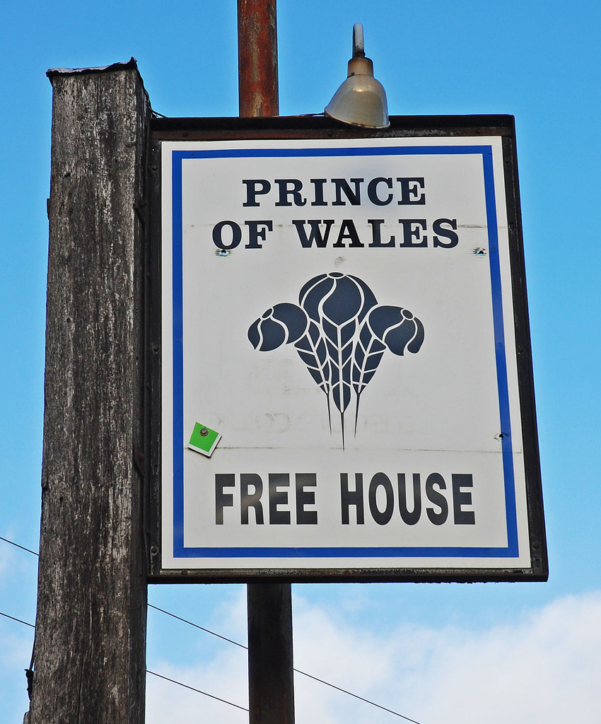 Prince of Wales (3) - sign, 65... © P L Chadwick :: Geograph Britain ...