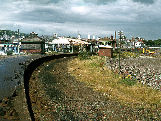 Demolition of Larne (Town) station - 1974 (3)