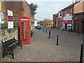 Sturminster Newton: phone box in Station Road