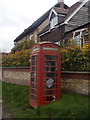 Hazelbury Bryan: red telephone box