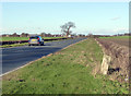 Milestone on the A19 near Haigh End