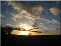 SK6640 : Evening sky near Shelford by Jonathan Thacker