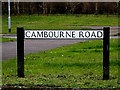 TL3160 : Cambourne Road sign on Cambourne Road by Geographer