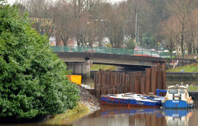 Revetment works, River Lagan, Belfast (4 in 2013)