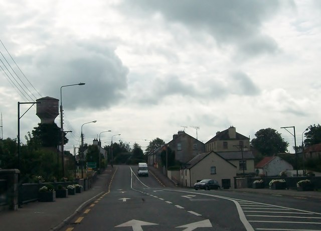 The N55 at the Inny River Bridge at Ballymahon