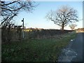 Public footpath signpost, Grantham Road