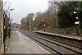 End of platform, Garswood railway station