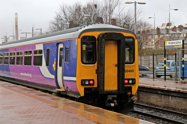 Northern Rail Class 156, 156489, St. Helens Central railway station
