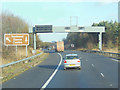 The M69 towards the M1