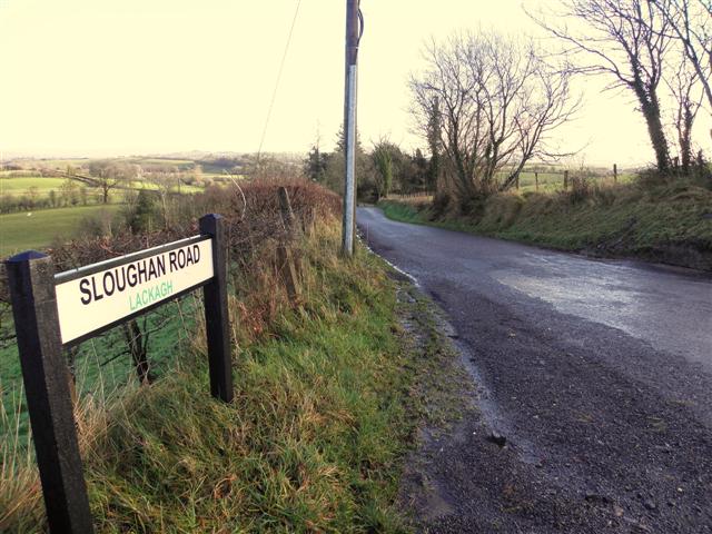 Sloghan Road, Lackagh © Kenneth Allen :: Geograph Ireland