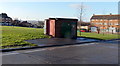 Electricity substation on the north side of Gainsborough Square, Lockleaze, Bristol