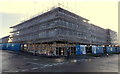 Construction site at the eastern edge of Gainsborough Square, Lockleaze, Bristol